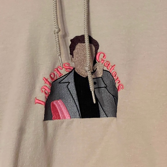 Moon Knight Laters Gators beige tan hoodie 2XL XXL - Picture 3 of 5